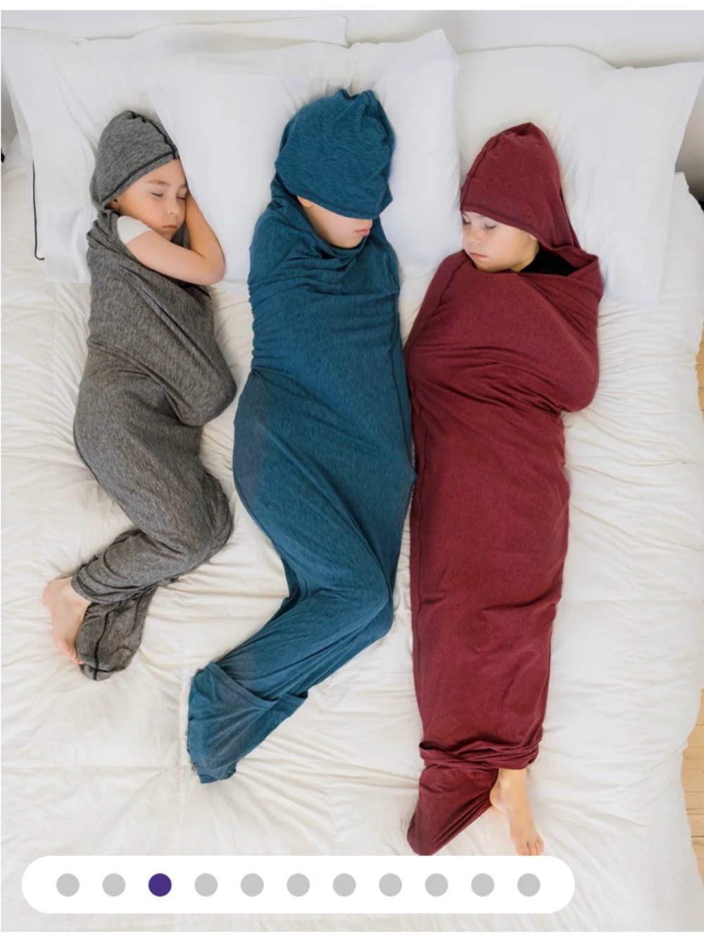 Kids Hooded Sleep Pod - Teal